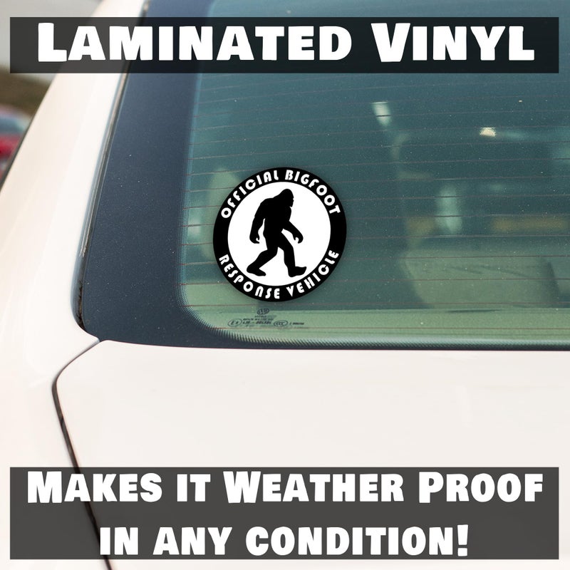 KCD Bigfoot Response Vehicle Vinyl Decal Sticker|Cars Trucks Vans Walls Laptops Cups|Black with White Background |5.5 inches|KCD906 - Image 4